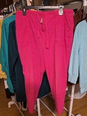 Coldwater Creek Pink Elastic Waist Pants